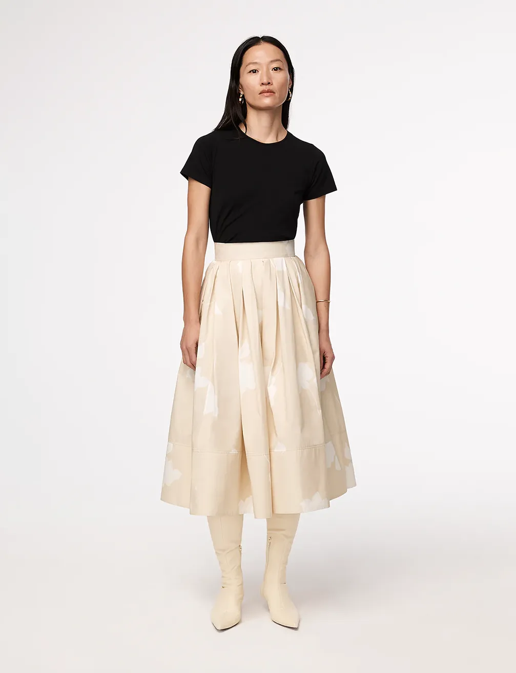 Gathered Circle Skirt