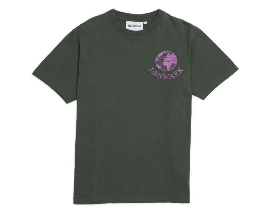 Han Kjobenhavn Artwork Tee Faded Army