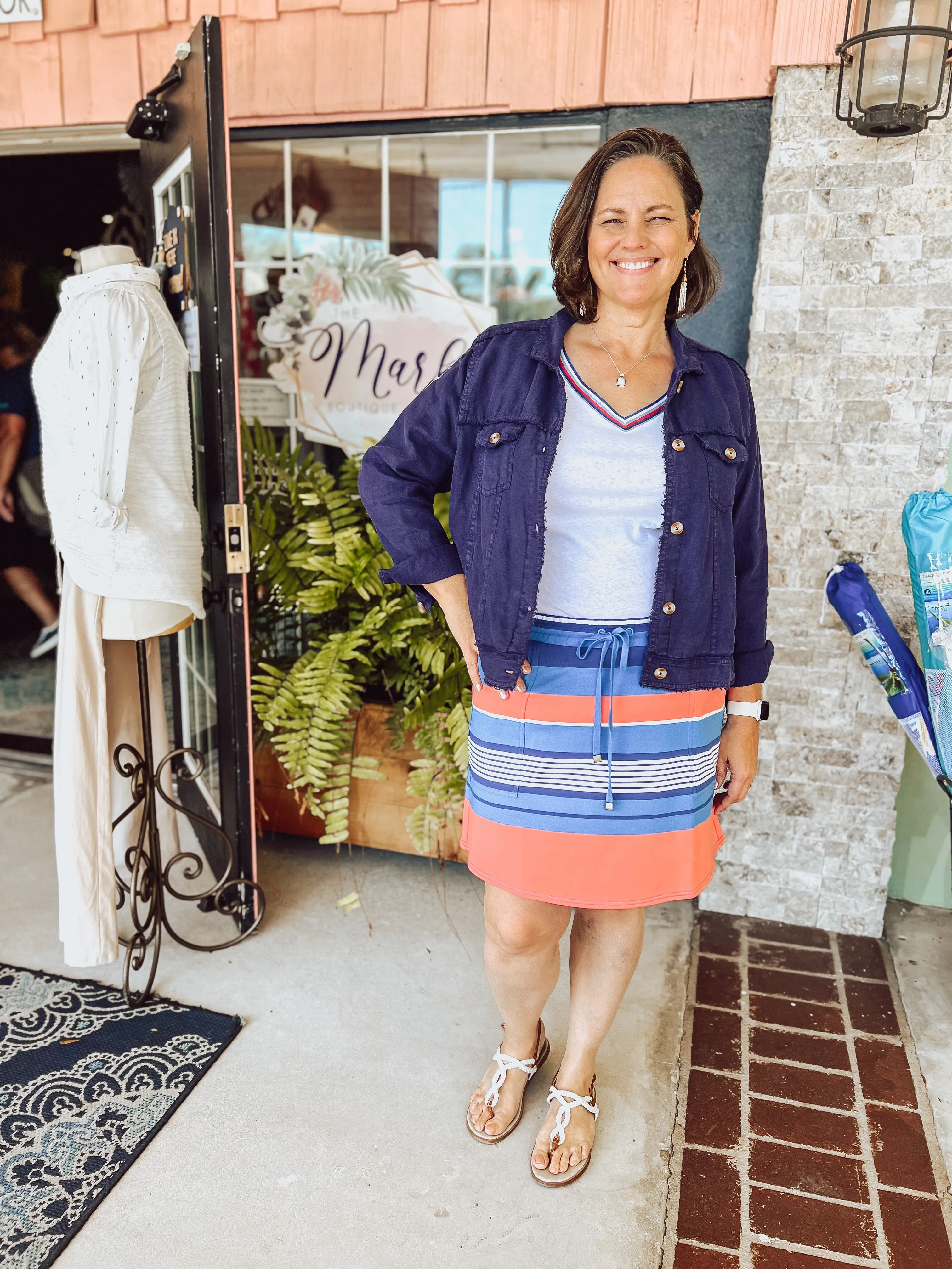 Hatley - Linen Jacket Patriot Blue