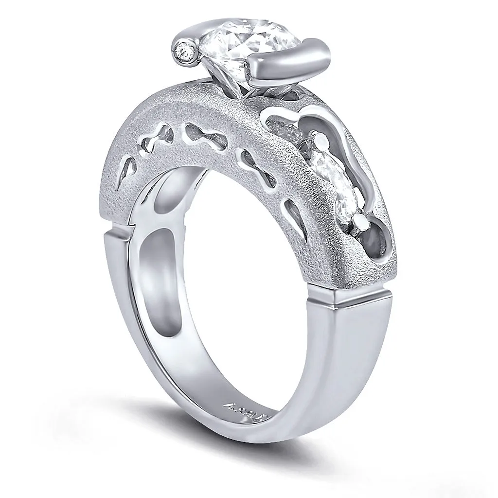 Hidden Realms Diamond Valentine Engagement Ring