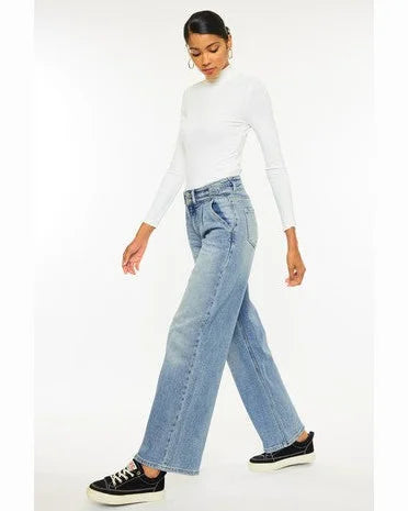 High Rise Wide Leg Jeans