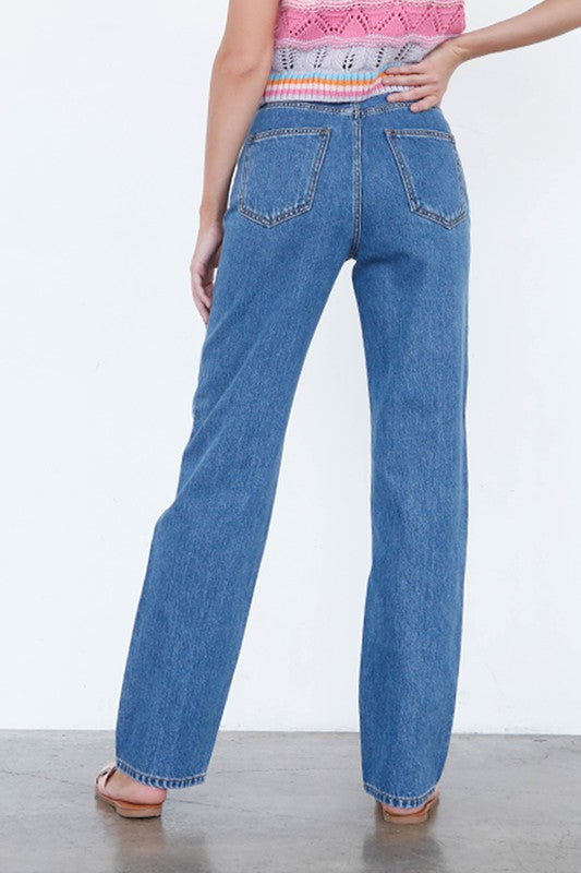 High Waist Wide Leg Jeans