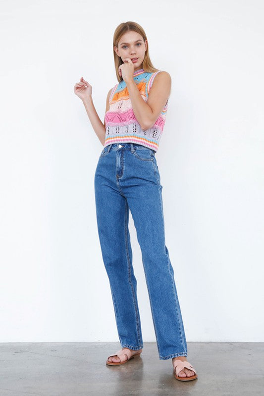 High Waist Wide Leg Jeans