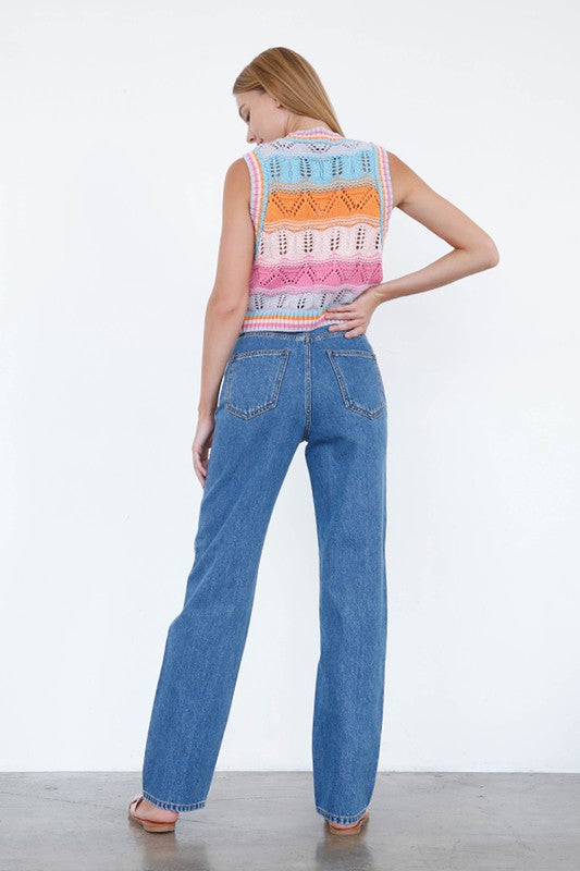 High Waist Wide Leg Jeans