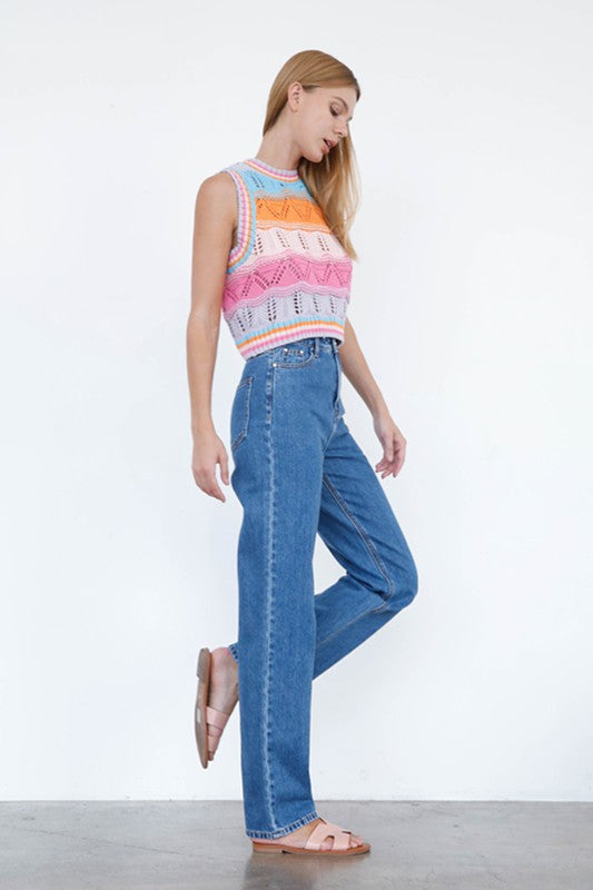 High Waist Wide Leg Jeans