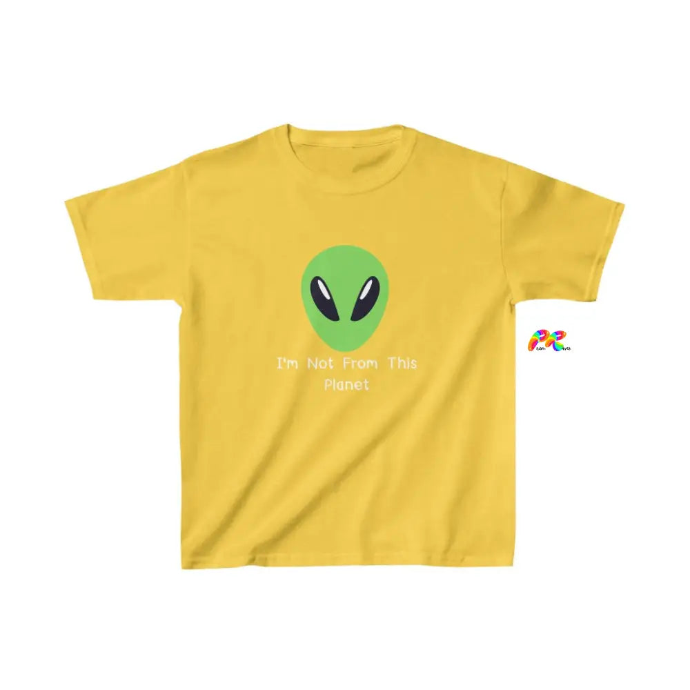 I'm Not From This Planet Alien Kids Heavy Cotton T-Shirt