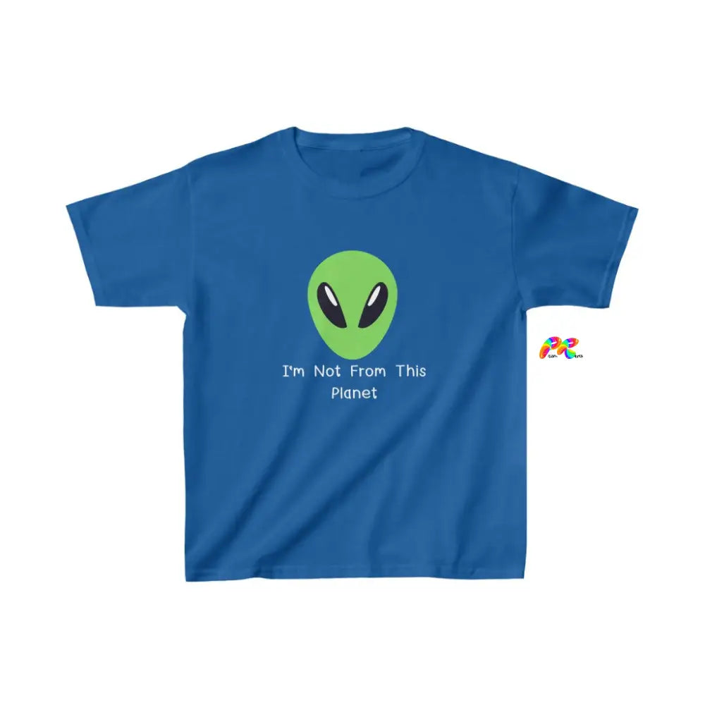 I'm Not From This Planet Alien Kids Heavy Cotton T-Shirt