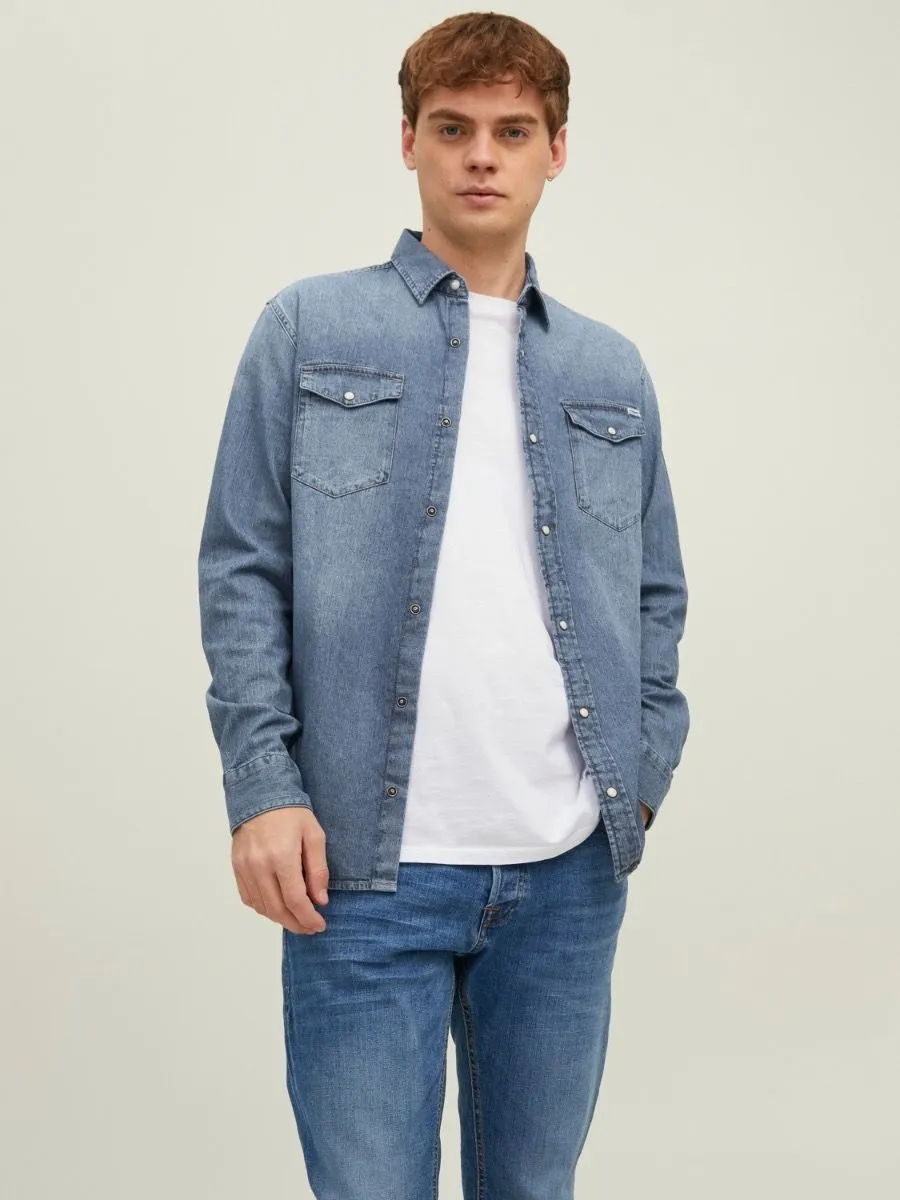 Jack & Jones Sheridan Denim Shirt Medium Blue