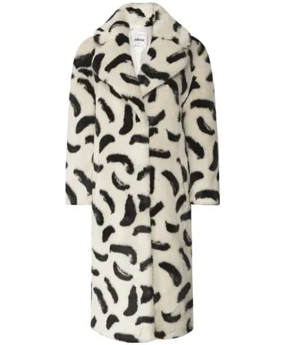 Jakke Katie Paintbrush Print Coat | Jules B