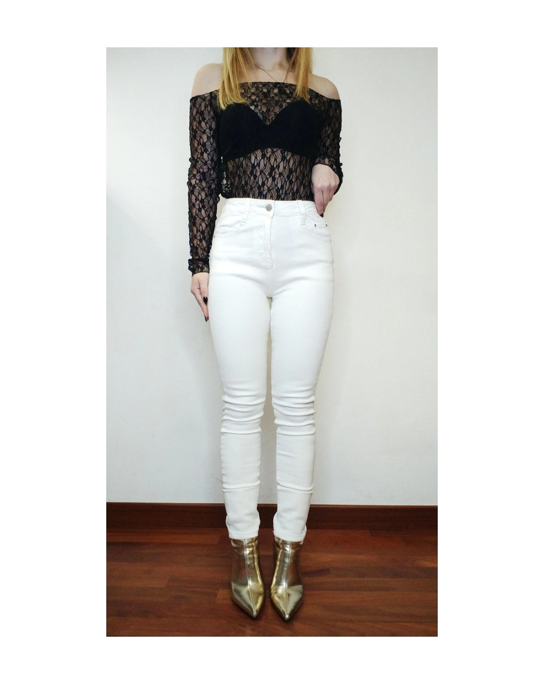 Jeans super push up, BIANCO!