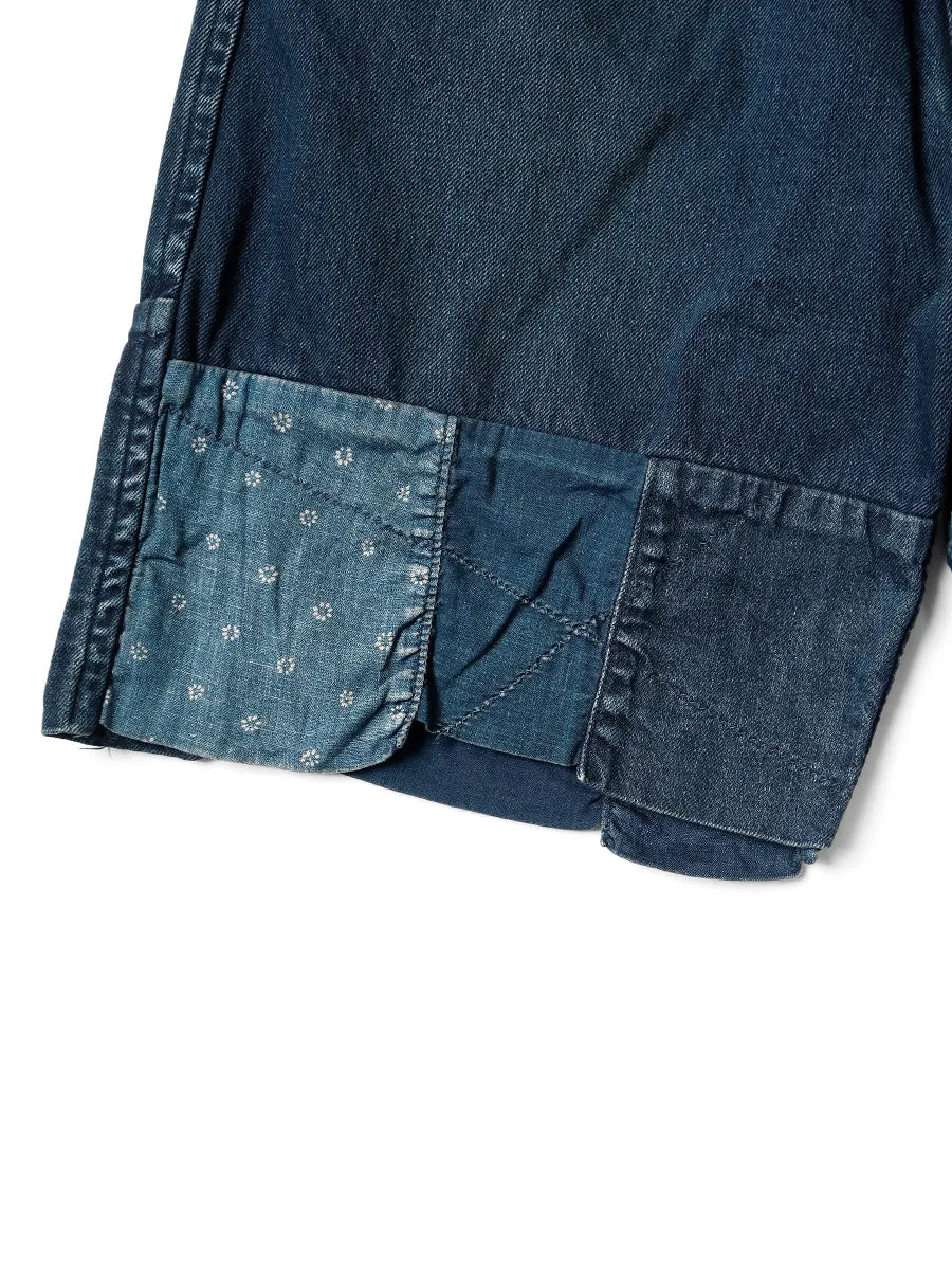 Kapital 10oz IDG x IDG denim shorts (Hütteri make) pants