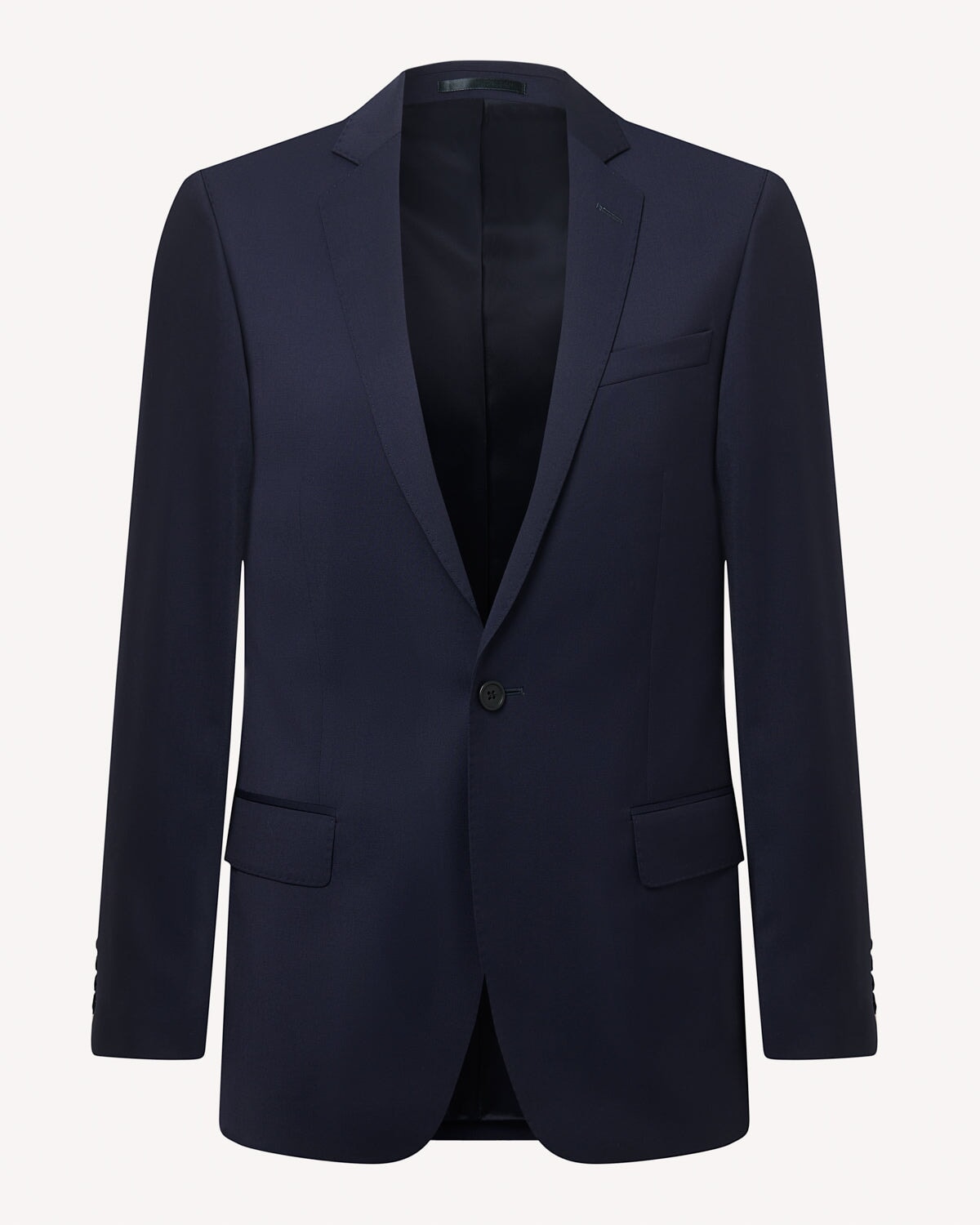 Kilgour SB1 KG Single Breasted Twill Suit Dark Navy