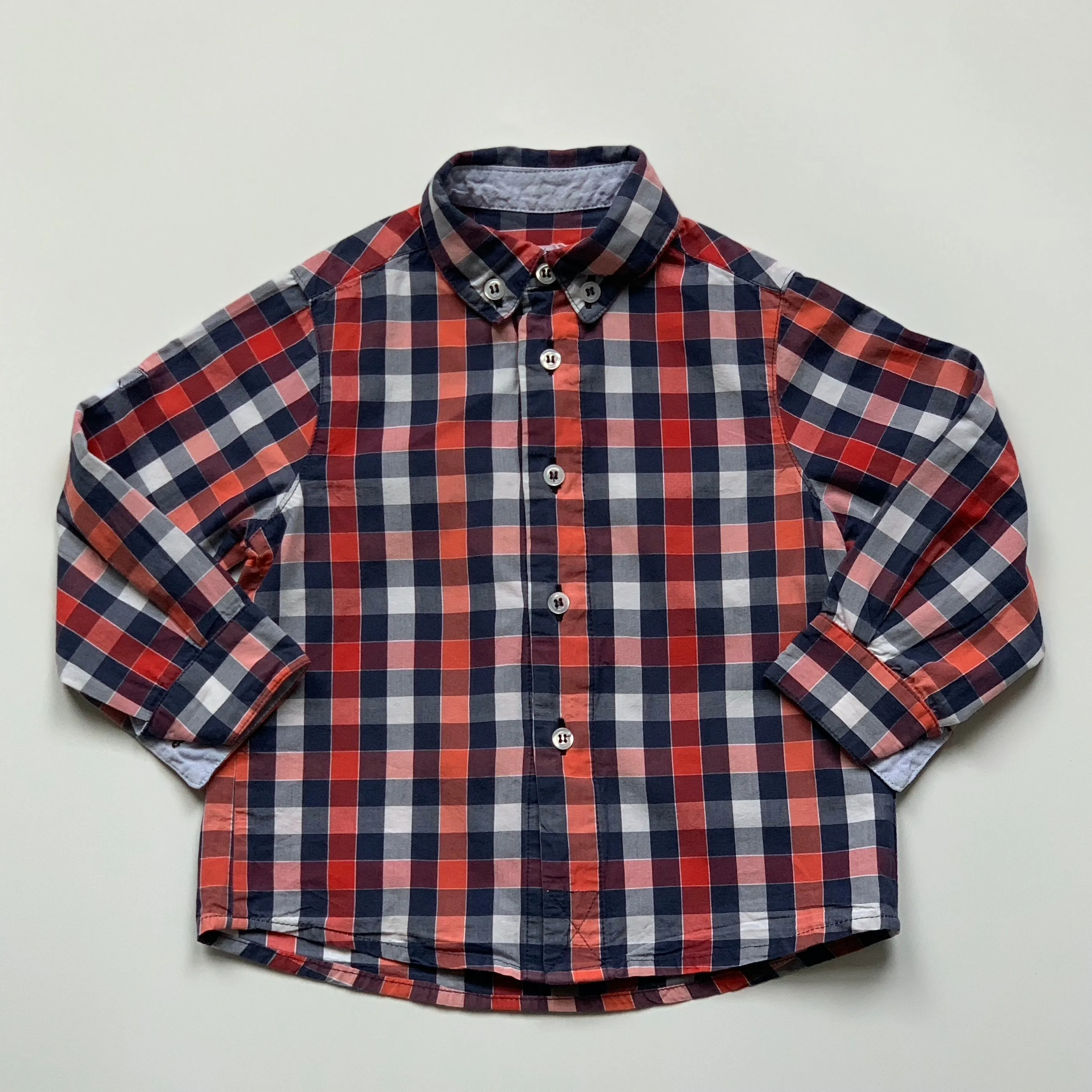 La Coqueta Check Cotton Shirt: 2 Years