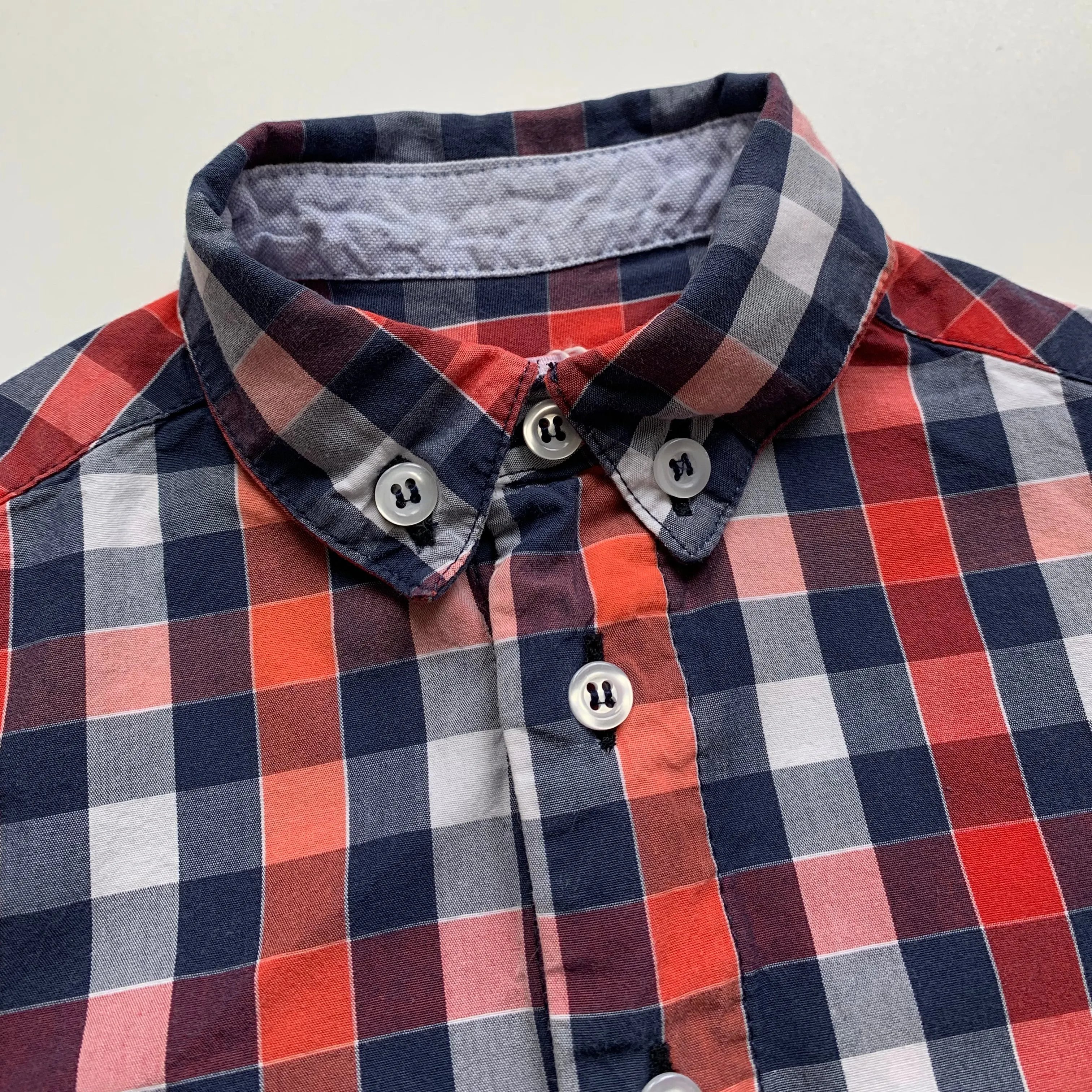 La Coqueta Check Cotton Shirt: 2 Years