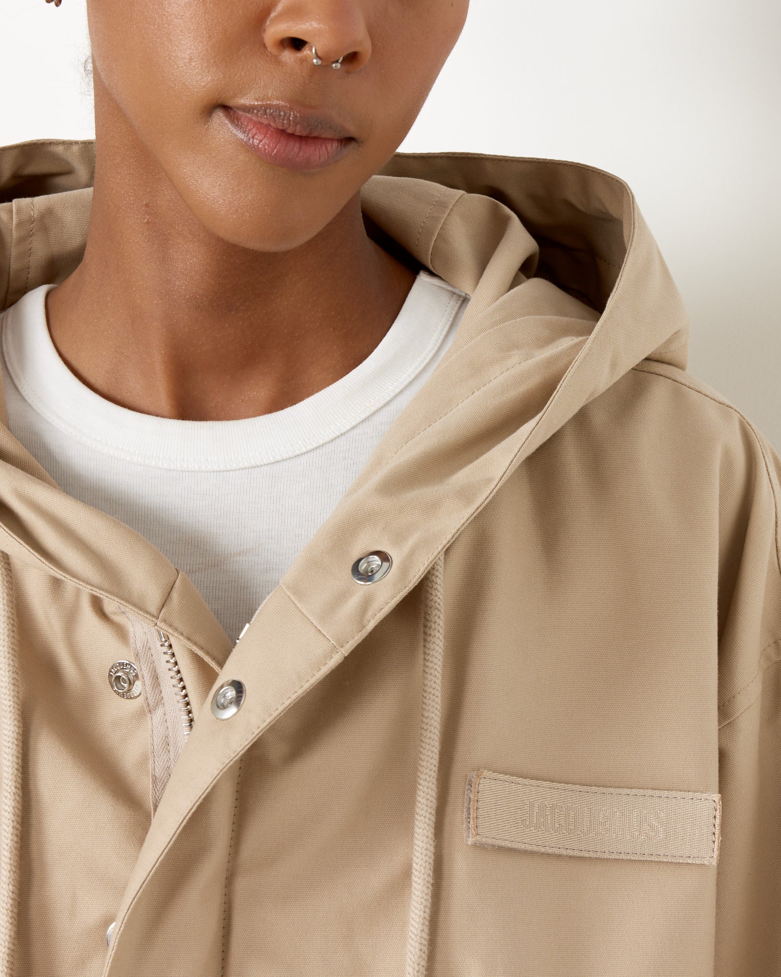 La Parka Courte Caraco Jacket in Beige