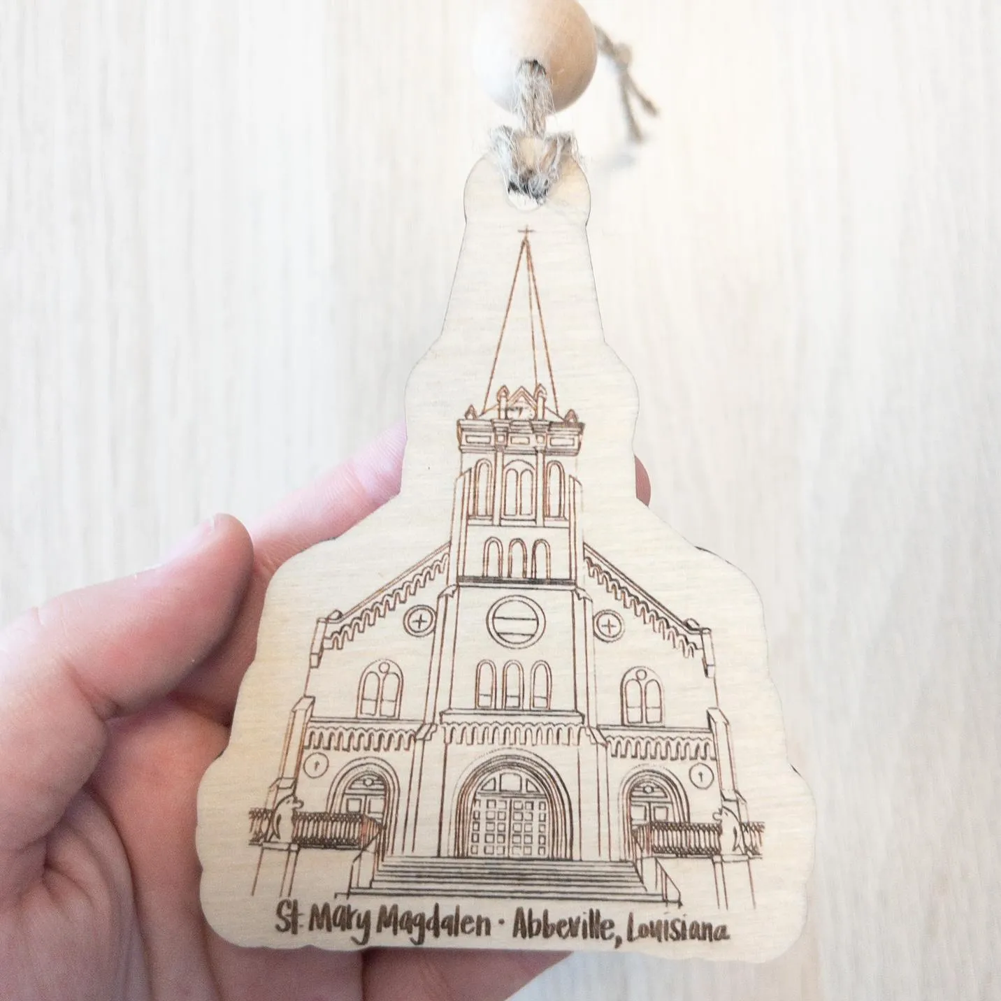 Little Churches {wood ornament}