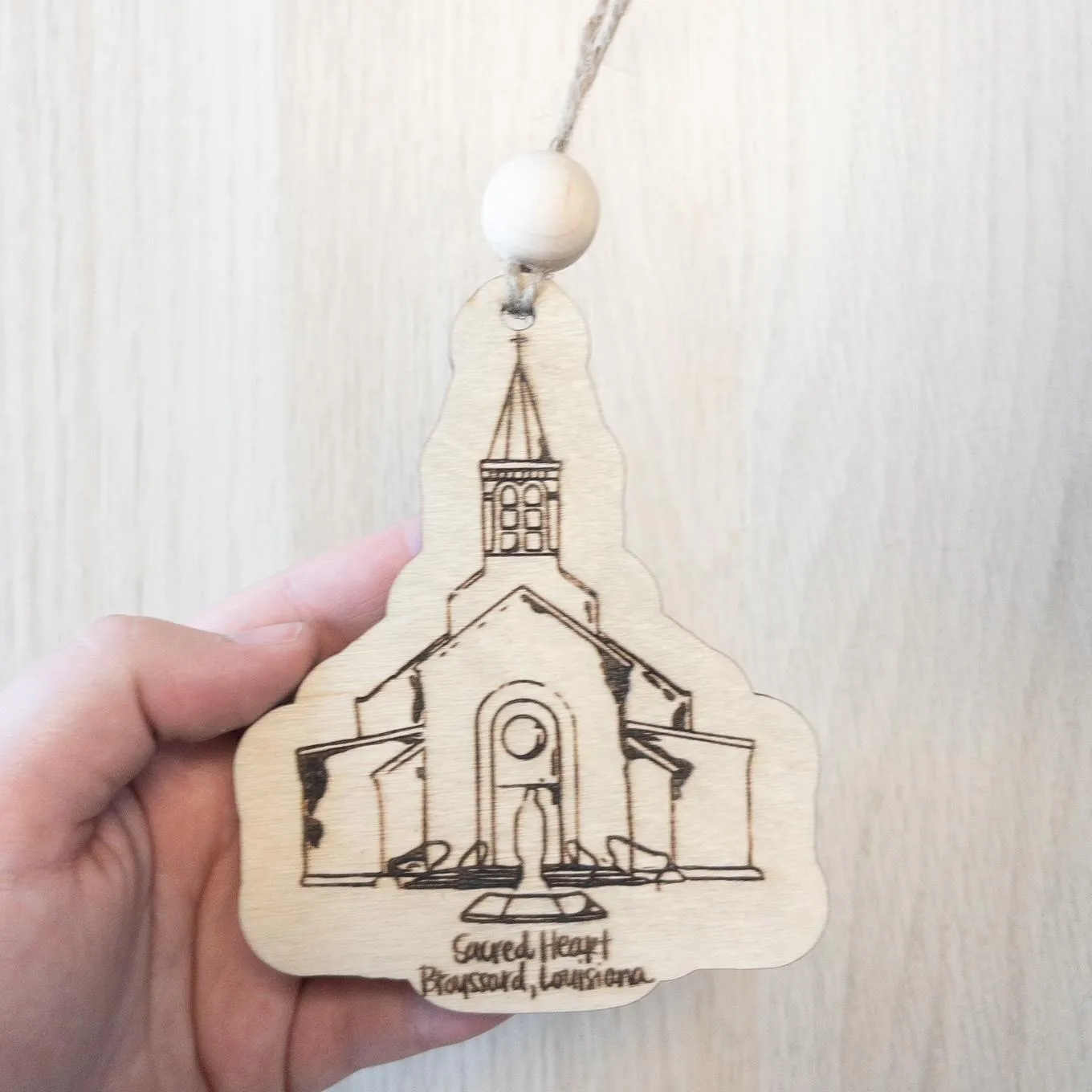 Little Churches {wood ornament}