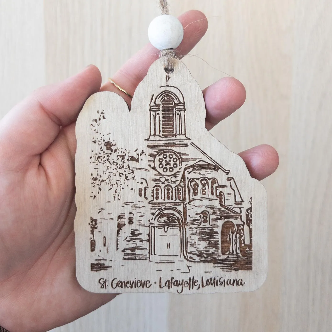 Little Churches {wood ornament}