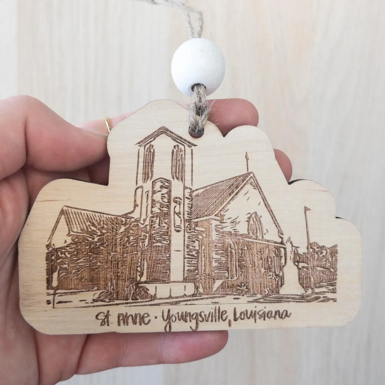 Little Churches {wood ornament}