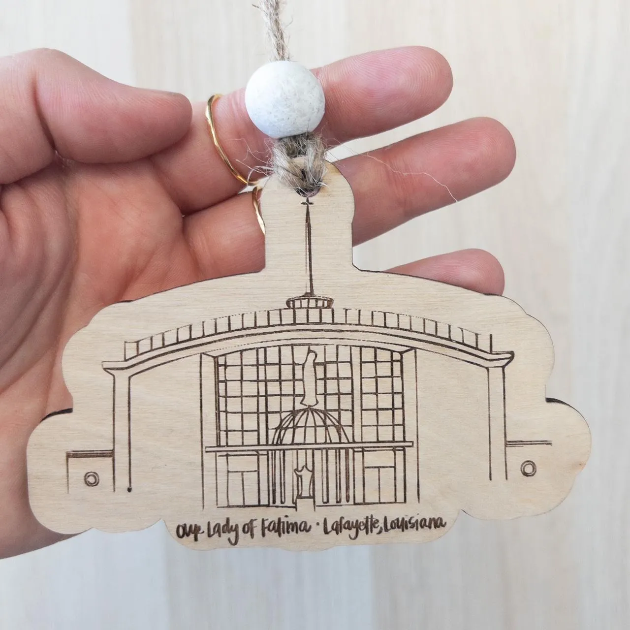 Little Churches {wood ornament}