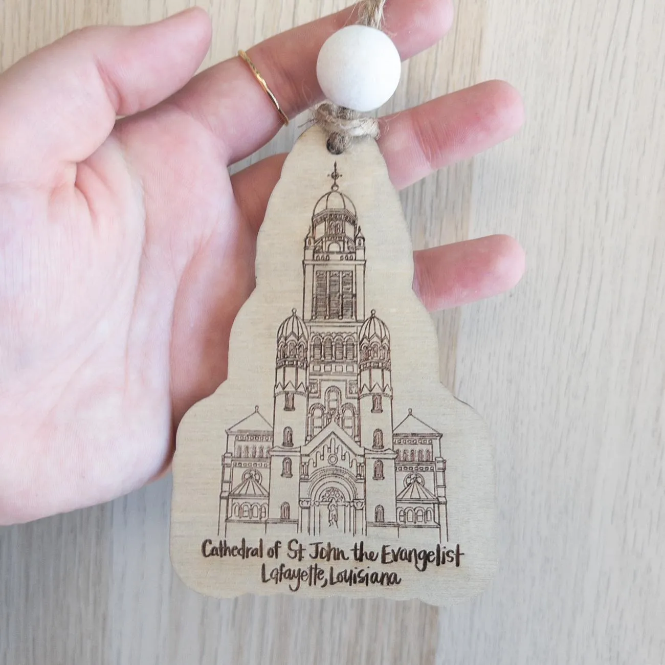 Little Churches {wood ornament}