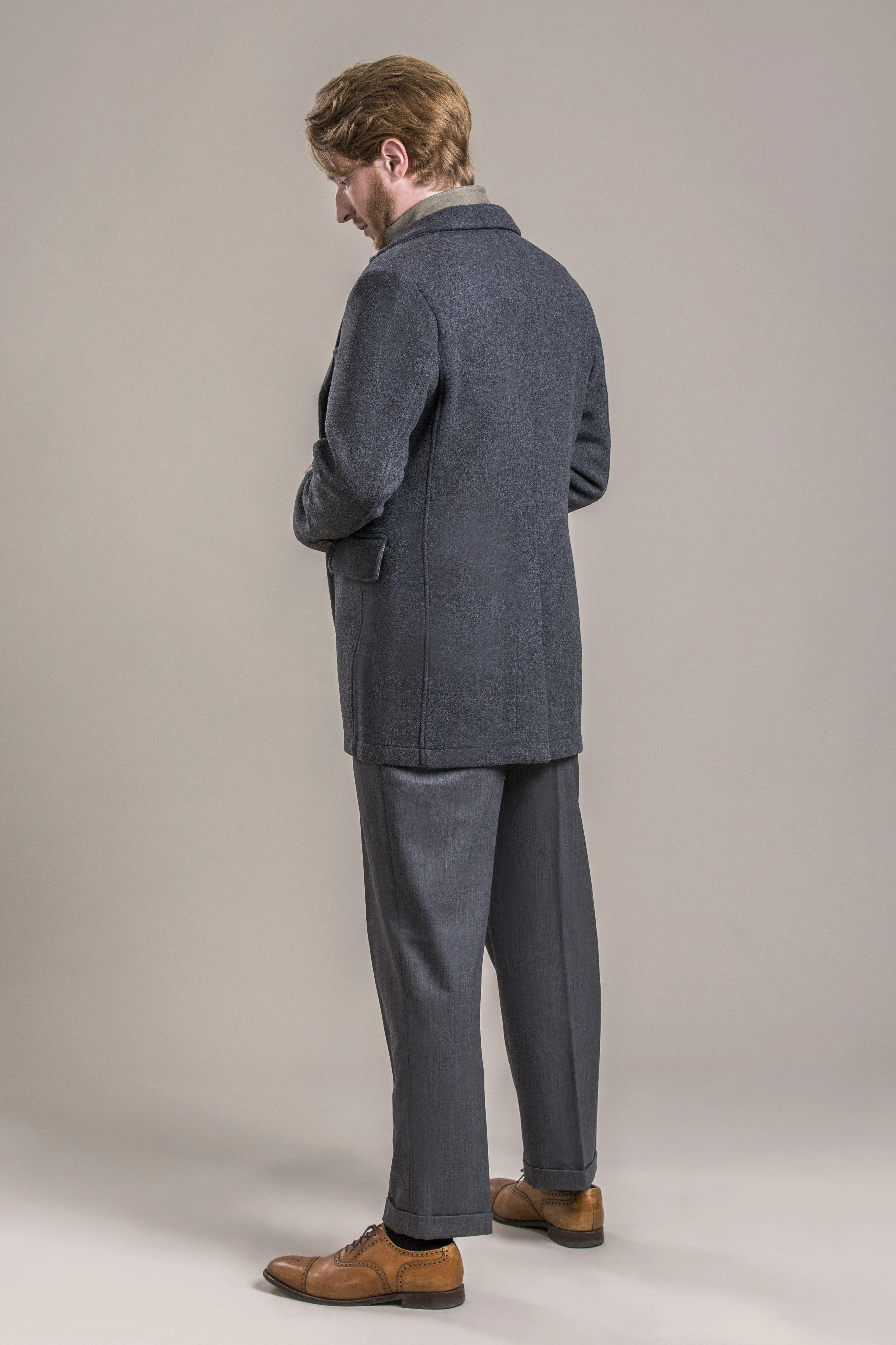 Mandling - Men's Heavy Merino Wool Double Coat