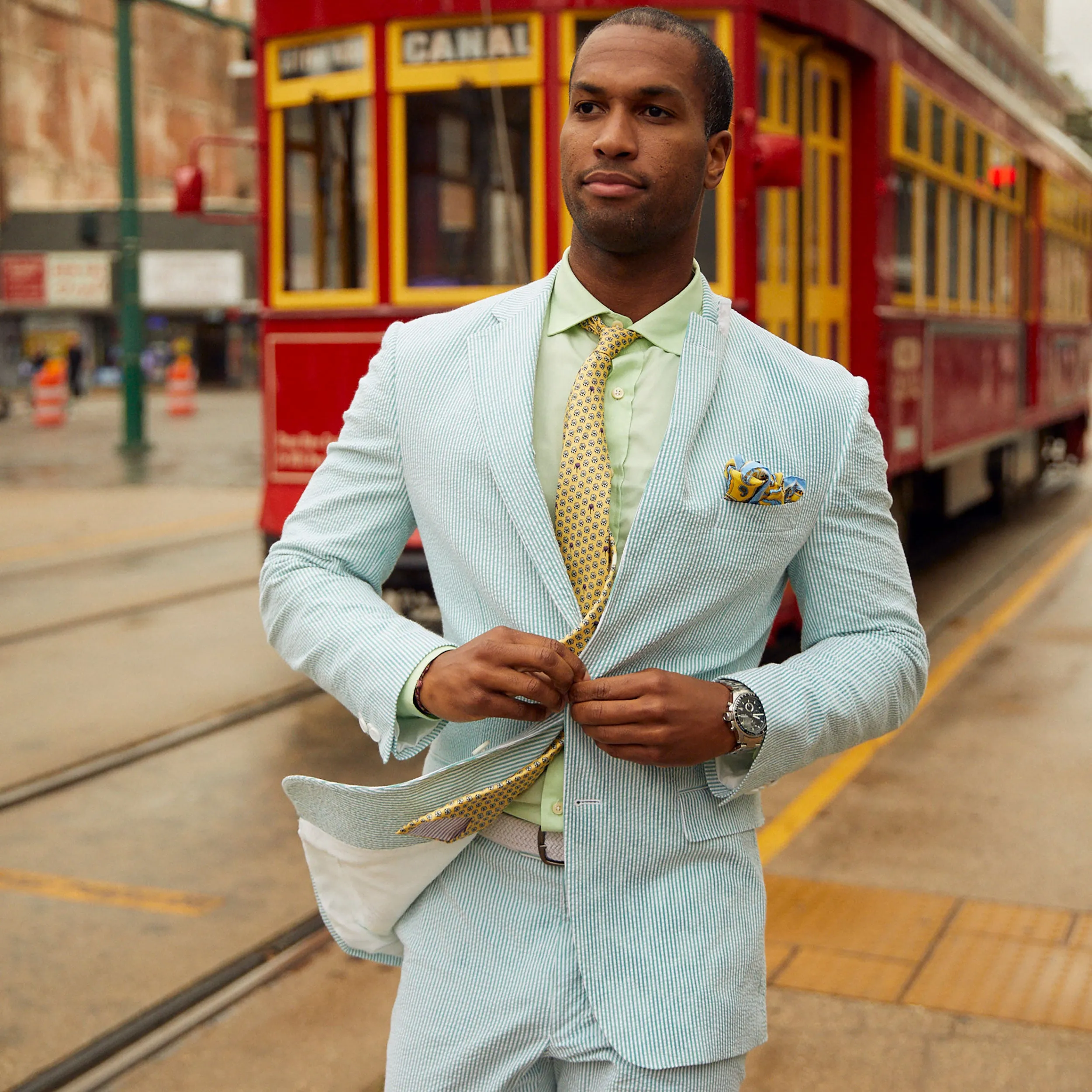 Mint Julep Green Seersucker Stretch Sport Coat | Seersucker Suit Separates