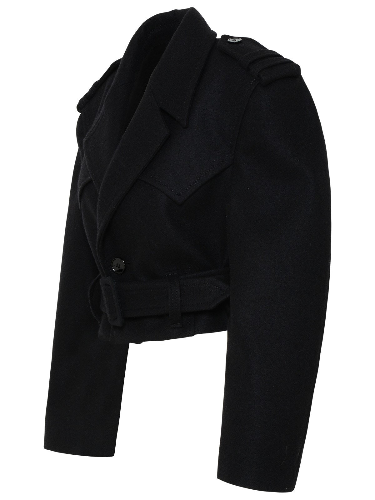 MM6 Maison Margiela Belted Cropped Jacket