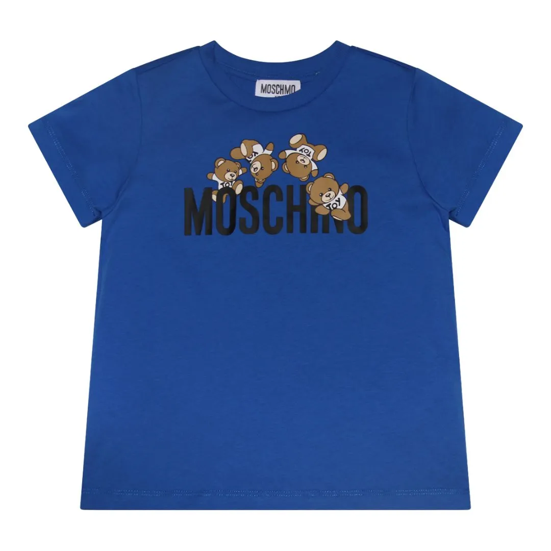 Moschino T-Shirt Teddy Blue