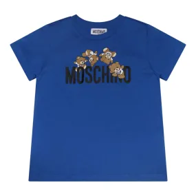 Moschino T-Shirt Teddy Blue