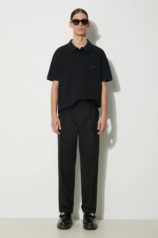 Neil Barrett wool blend trousers black color MY30151A-Y000-001N