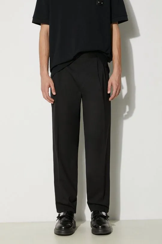 Neil Barrett wool blend trousers black color MY30151A-Y000-001N