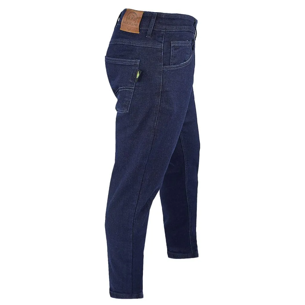 NEO MEN MOTORCYCLE JEANS  – BLUE