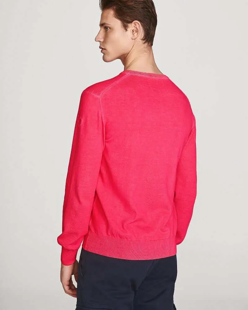 North Sails Pure Cotton Jumper Pink Fluo