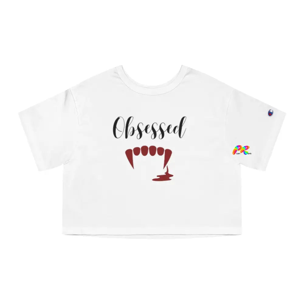 Obsessed Vampire Cropped T-Shirt