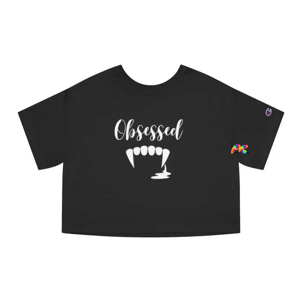 Obsessed Vampire Cropped T-Shirt