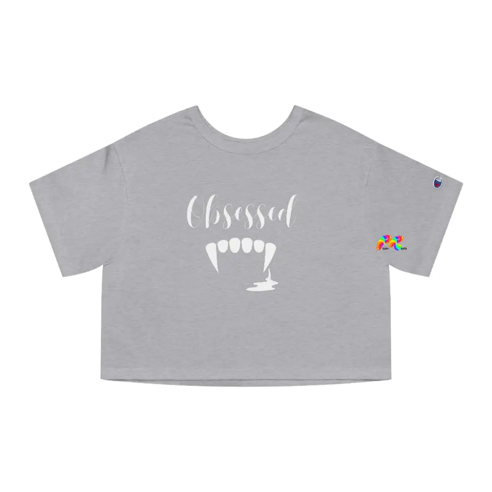 Obsessed Vampire Cropped T-Shirt