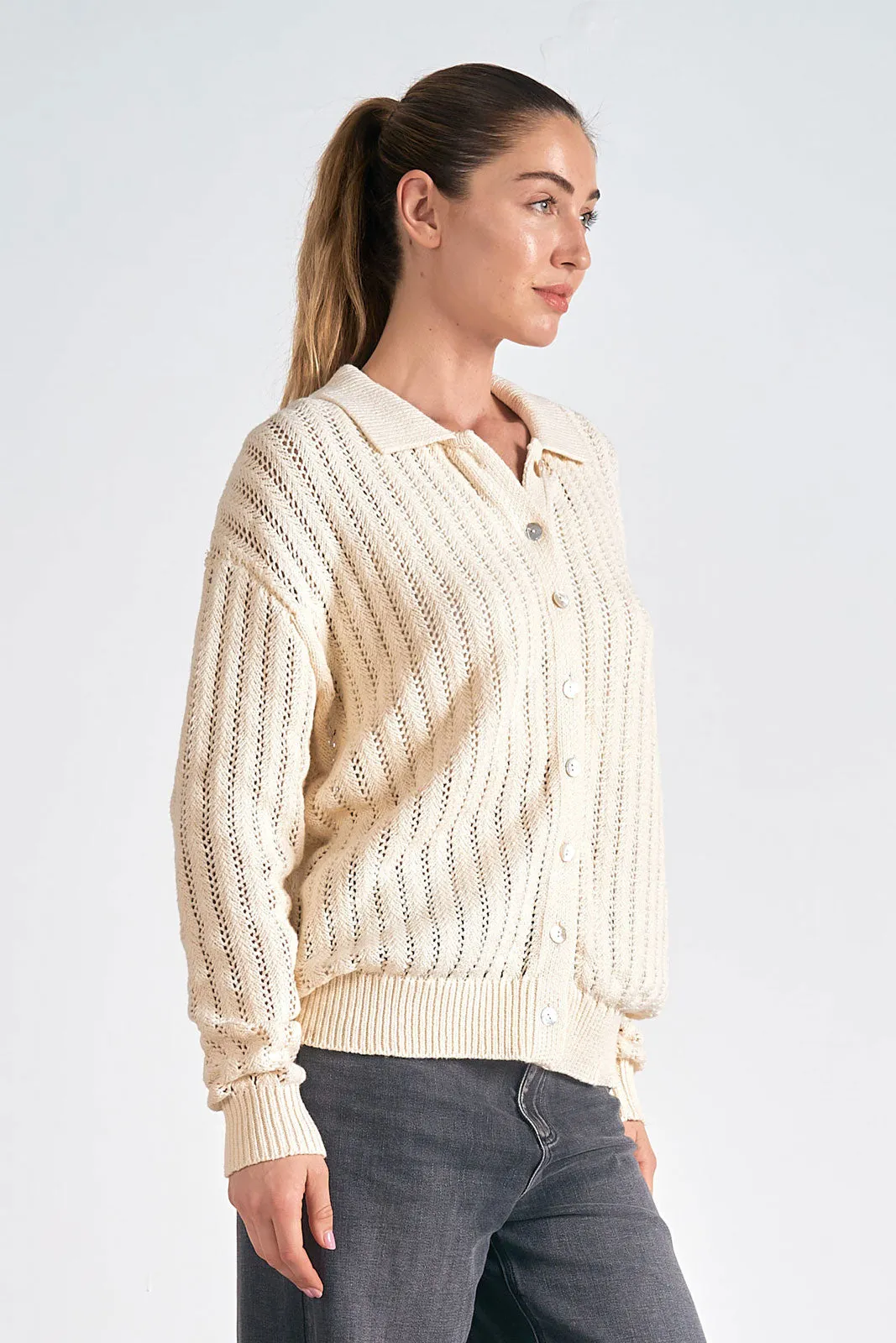 Open Knit Sweater