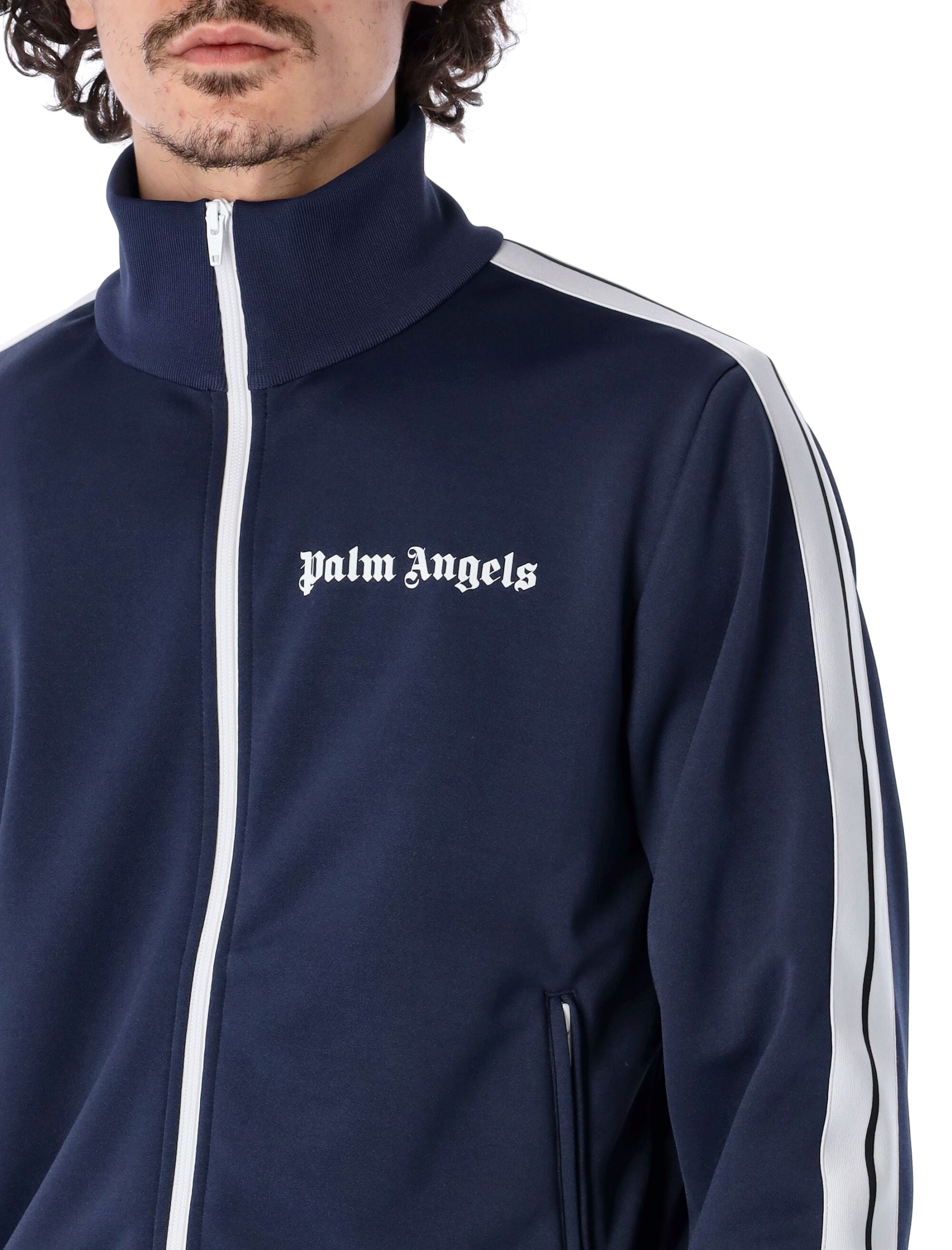 Palm Angels Logo Printed Track Jacket