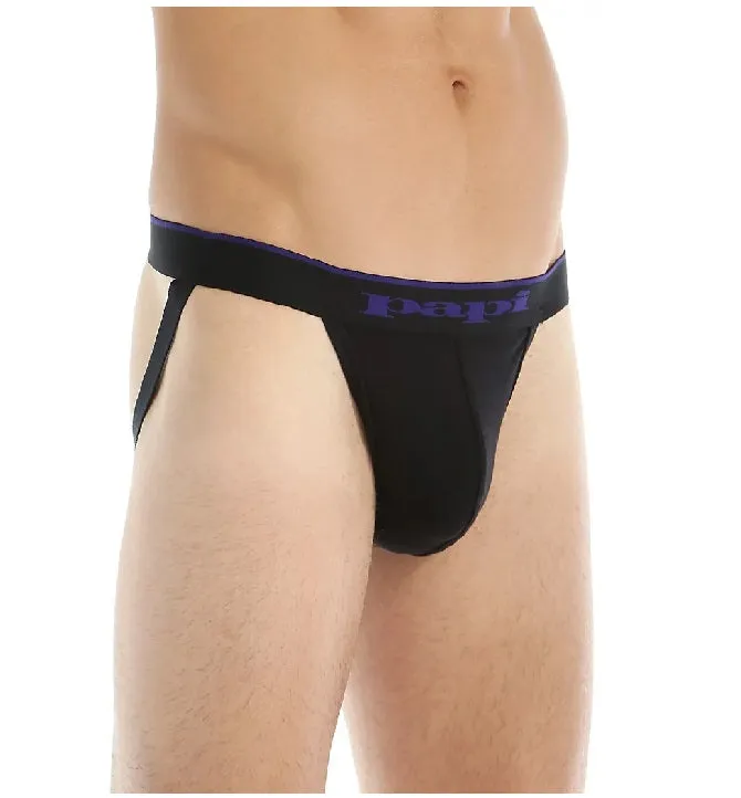 Papi Cotton Stretch Jockstrap Black 3-PACK 980911-001