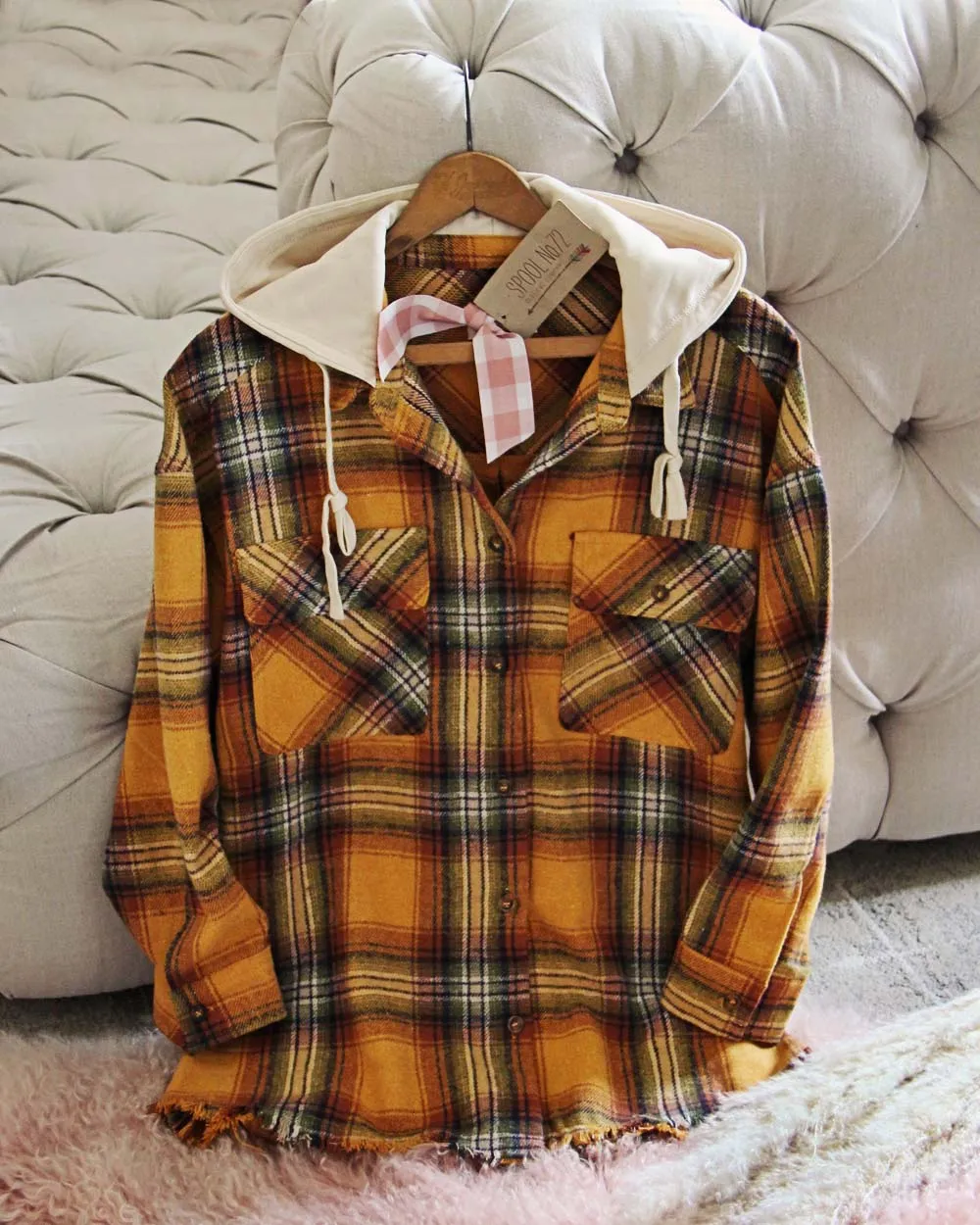 Plaid Harvest Shirt Jacket