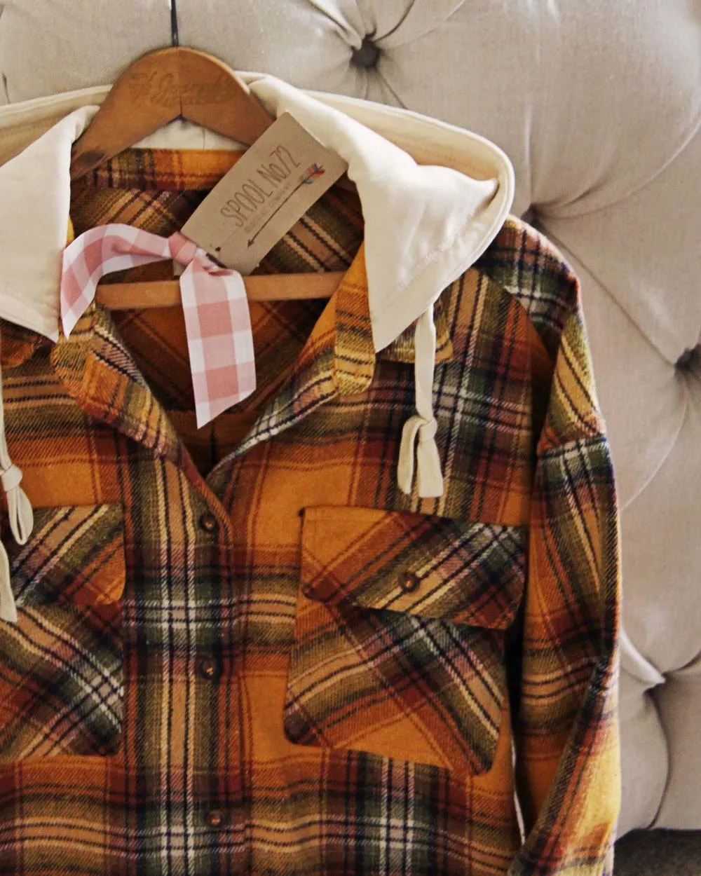 Plaid Harvest Shirt Jacket