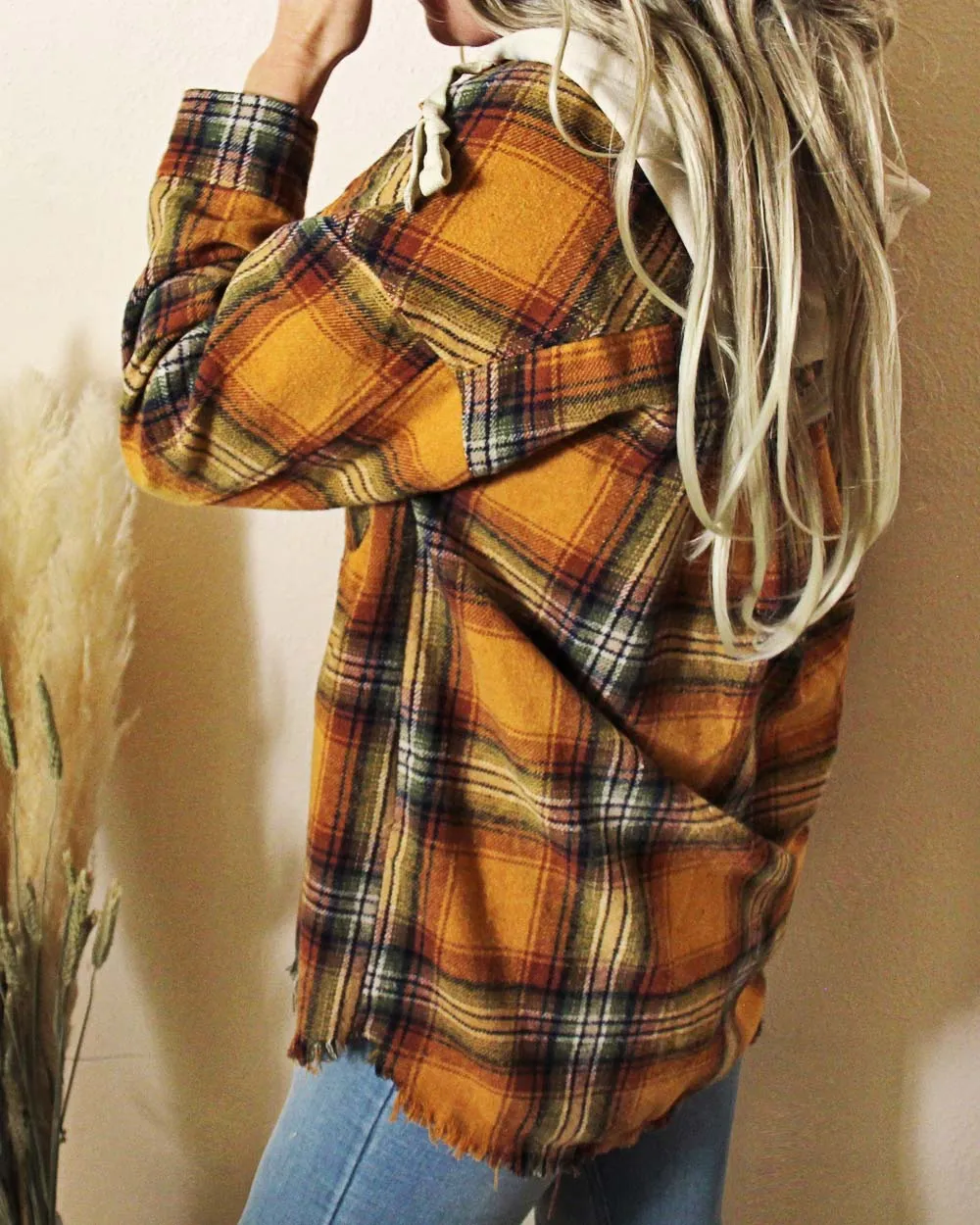 Plaid Harvest Shirt Jacket