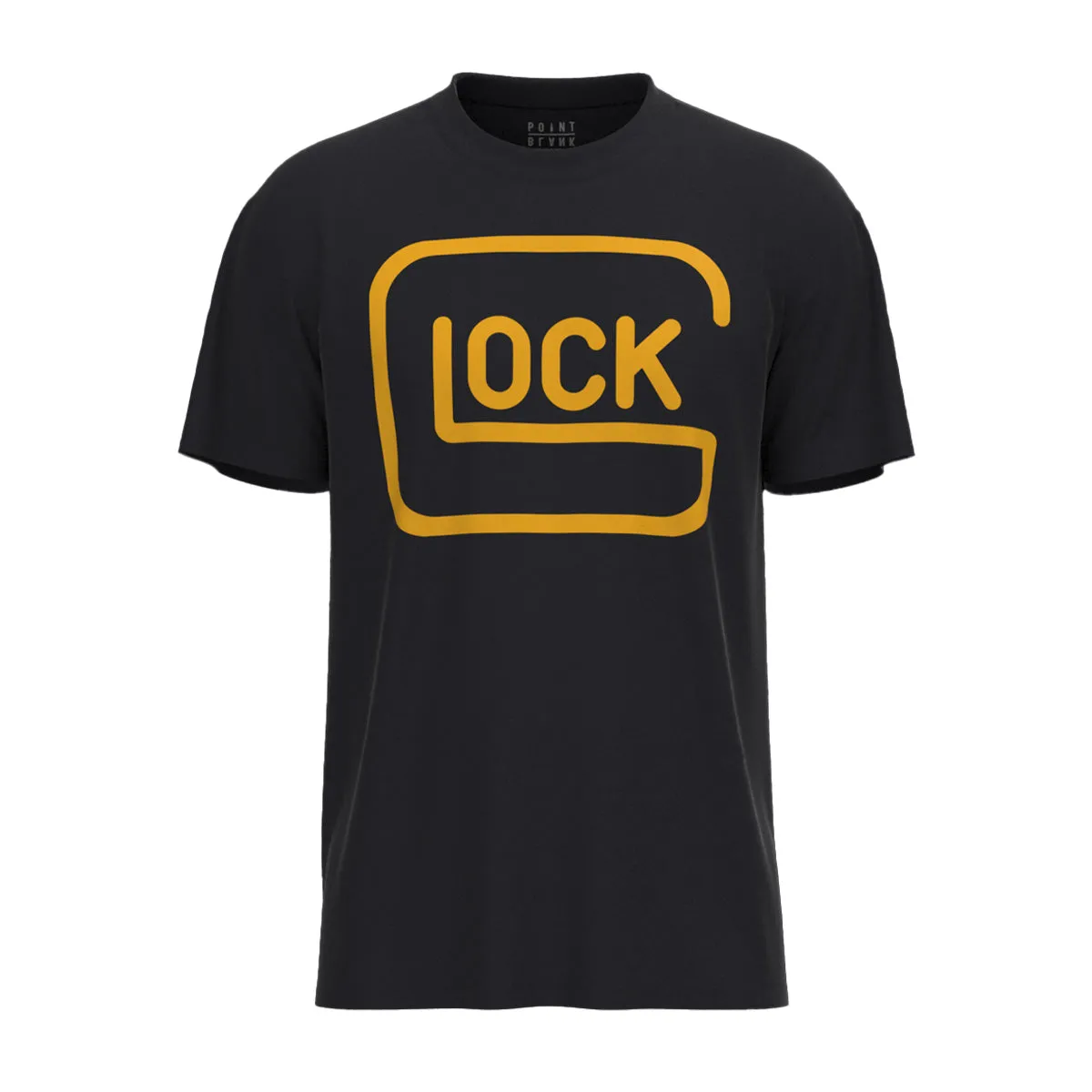 Point Blank Mens Glock 2.0 Crew Neck T-Shirt 100987-4559-BLK/GLD Black/Gold