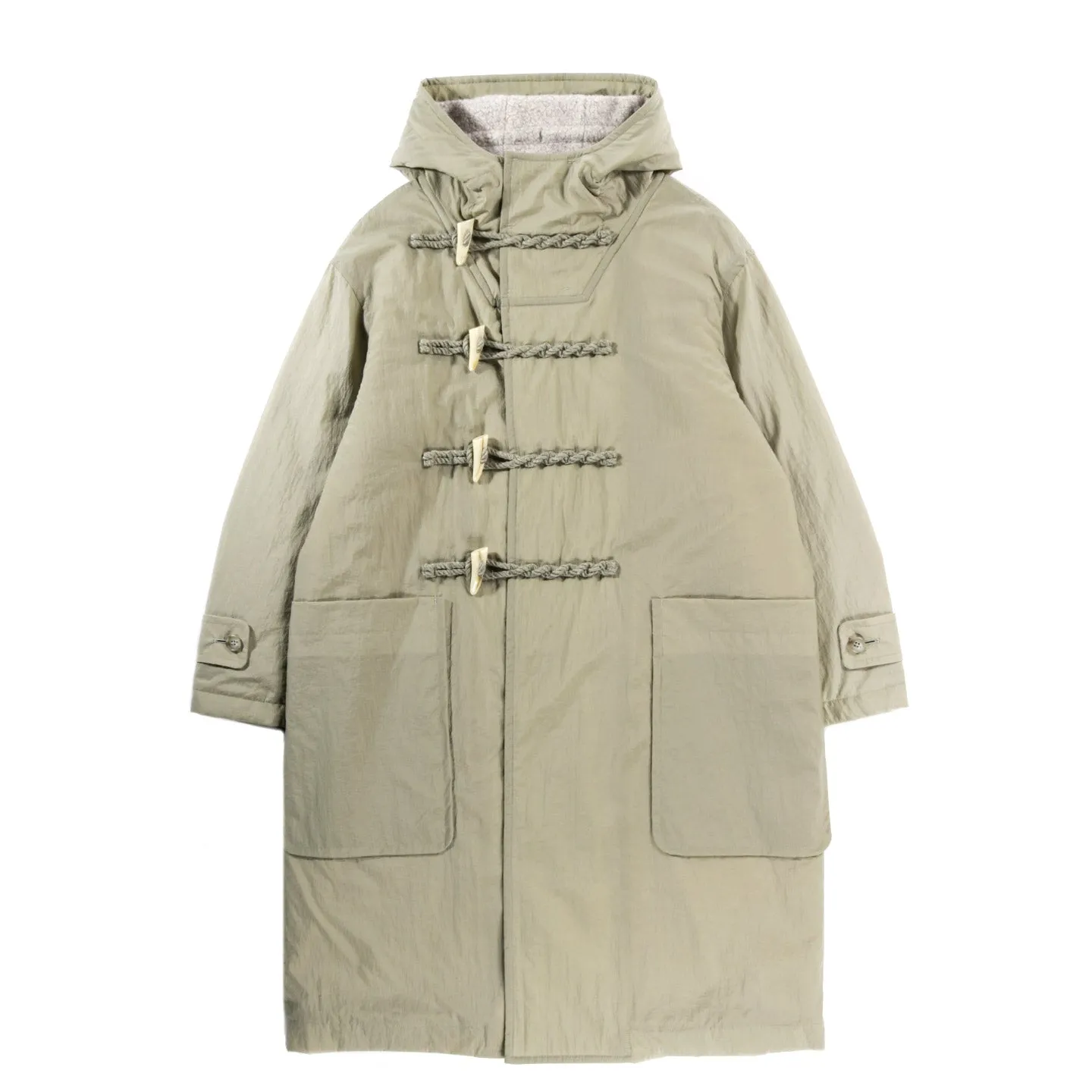 POLYPLOID DUFFLE COAT B LIGHT GREEN