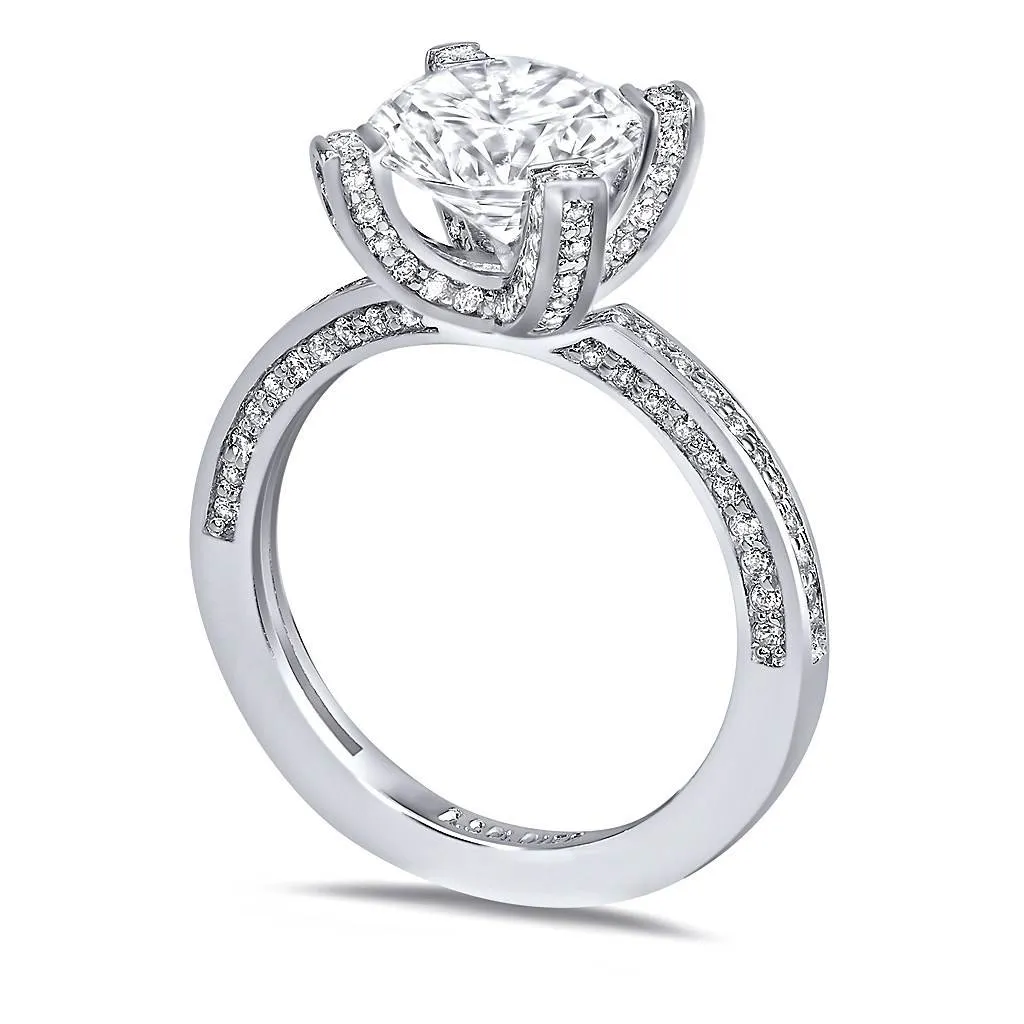 Princess Diamond Crescent Sequel Engagement Ring