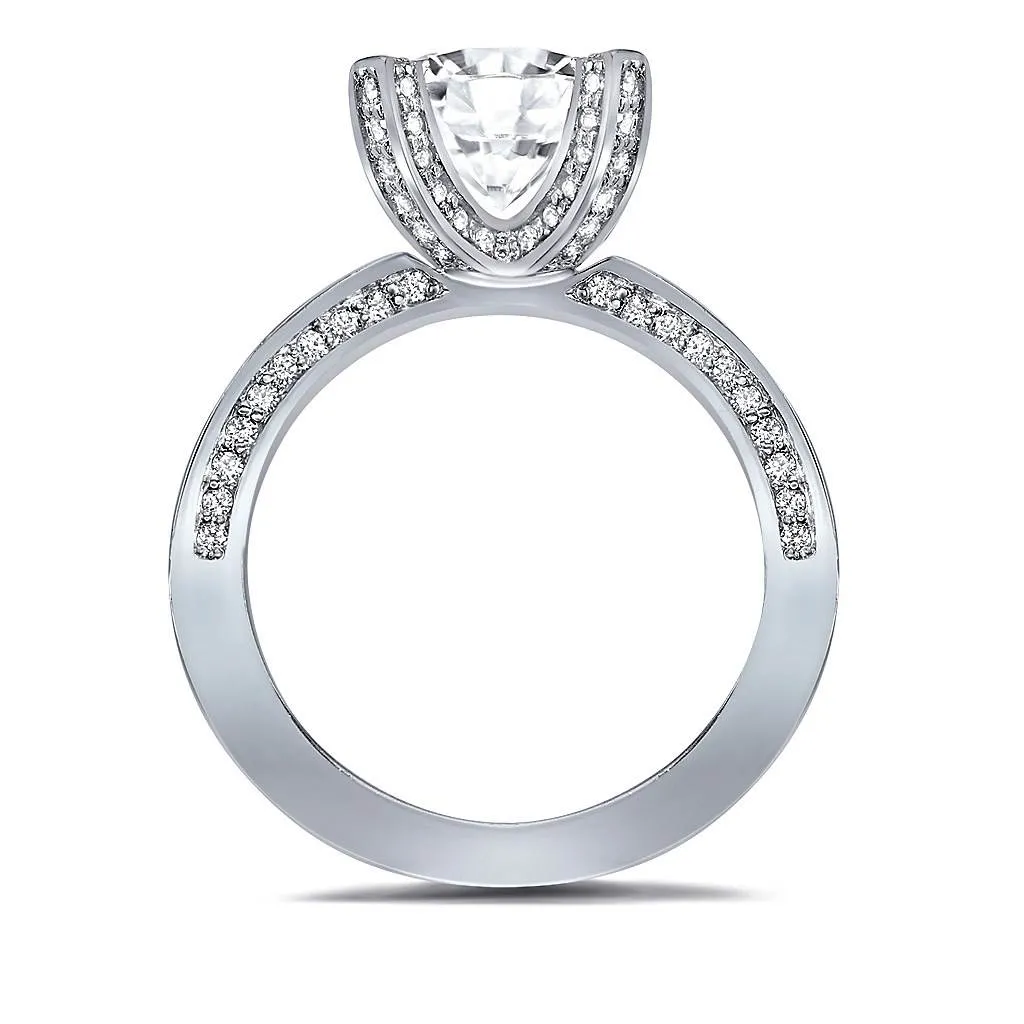 Princess Diamond Crescent Sequel Engagement Ring