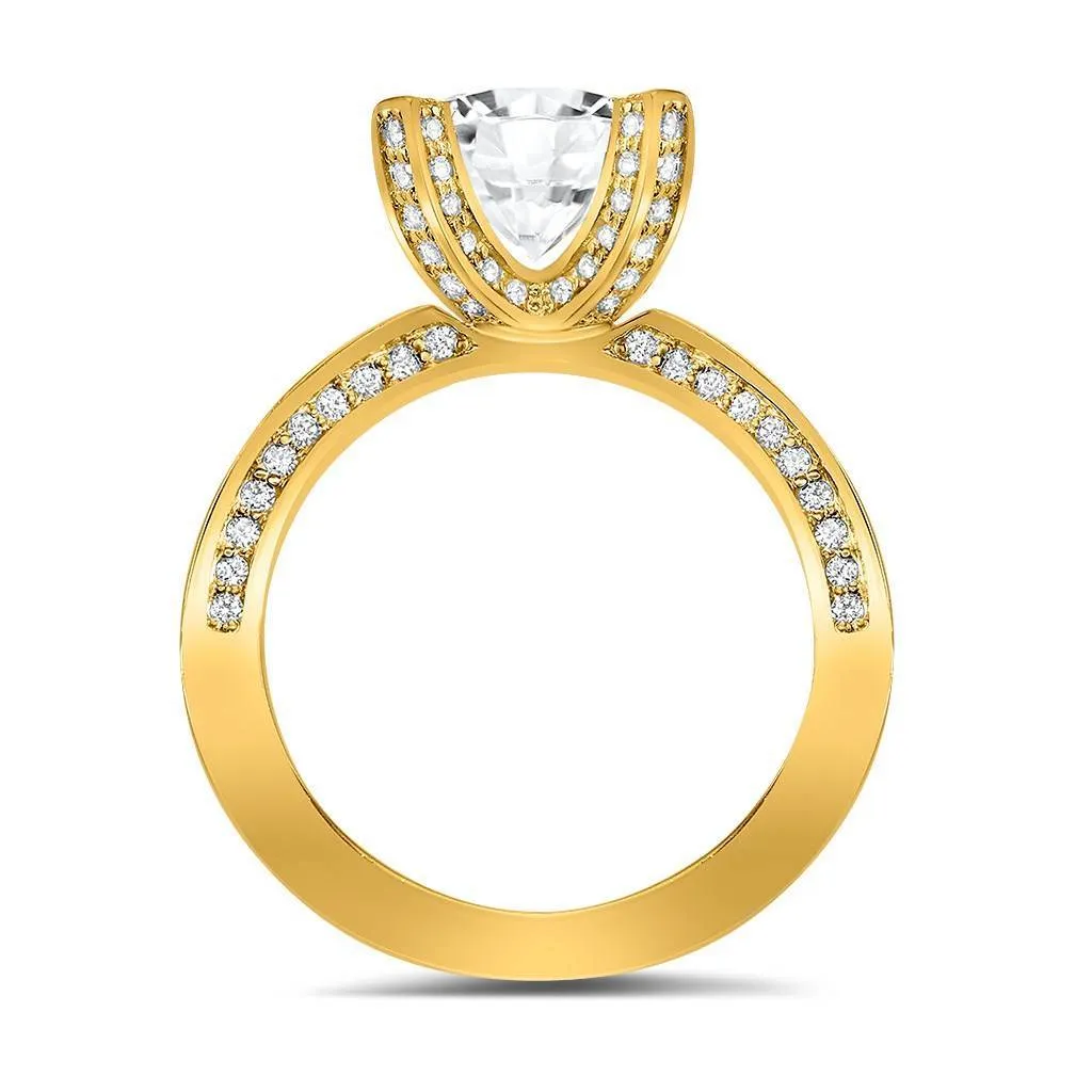 Princess Diamond Crescent Sequel Engagement Ring