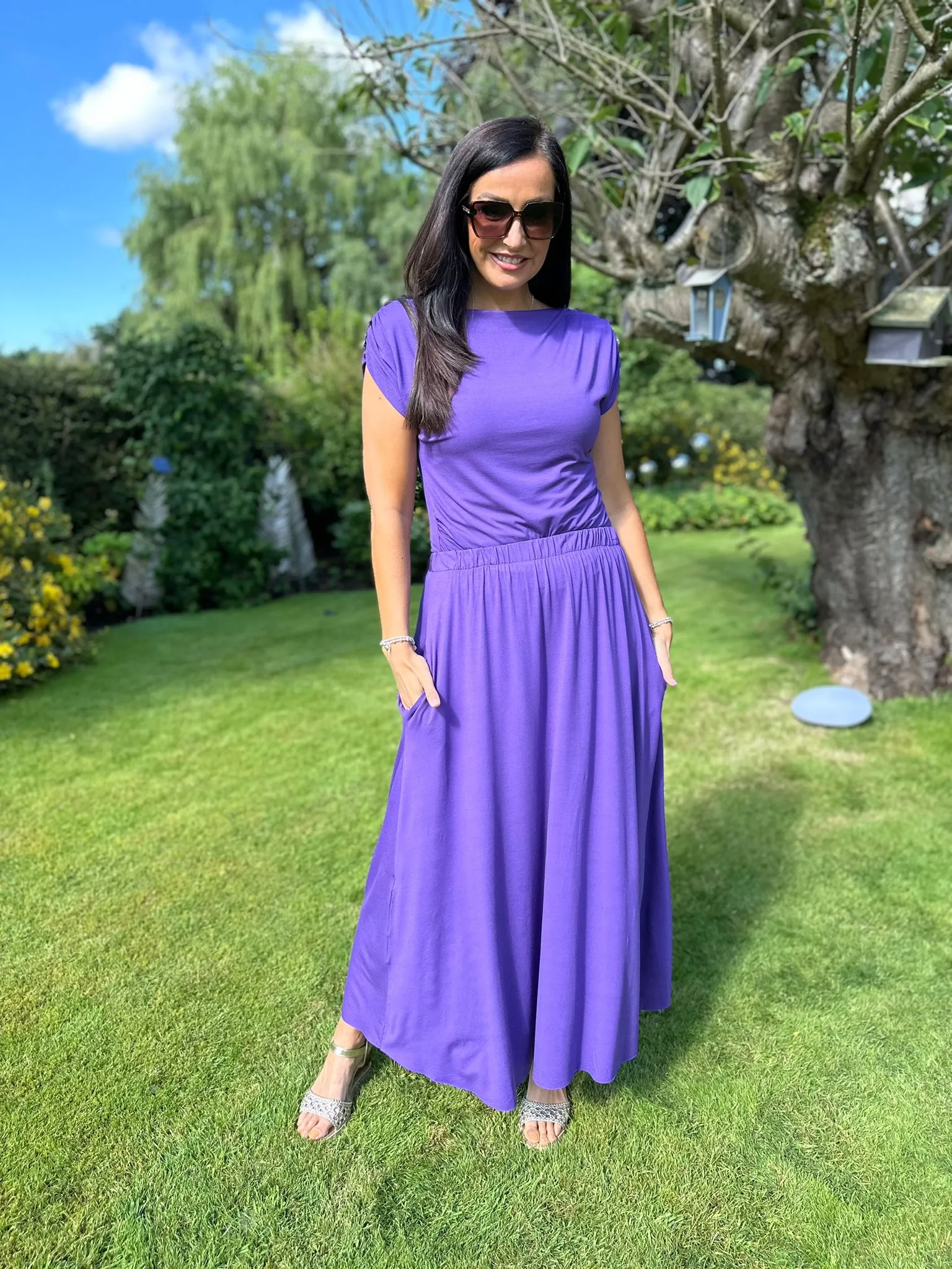 Purple Maxi Skirt Tammy