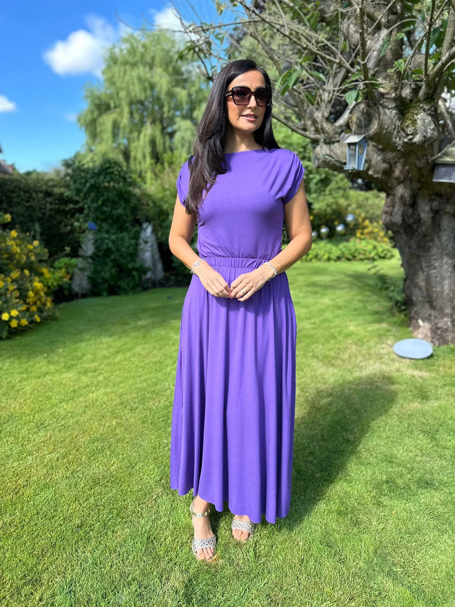 Purple Maxi Skirt Tammy